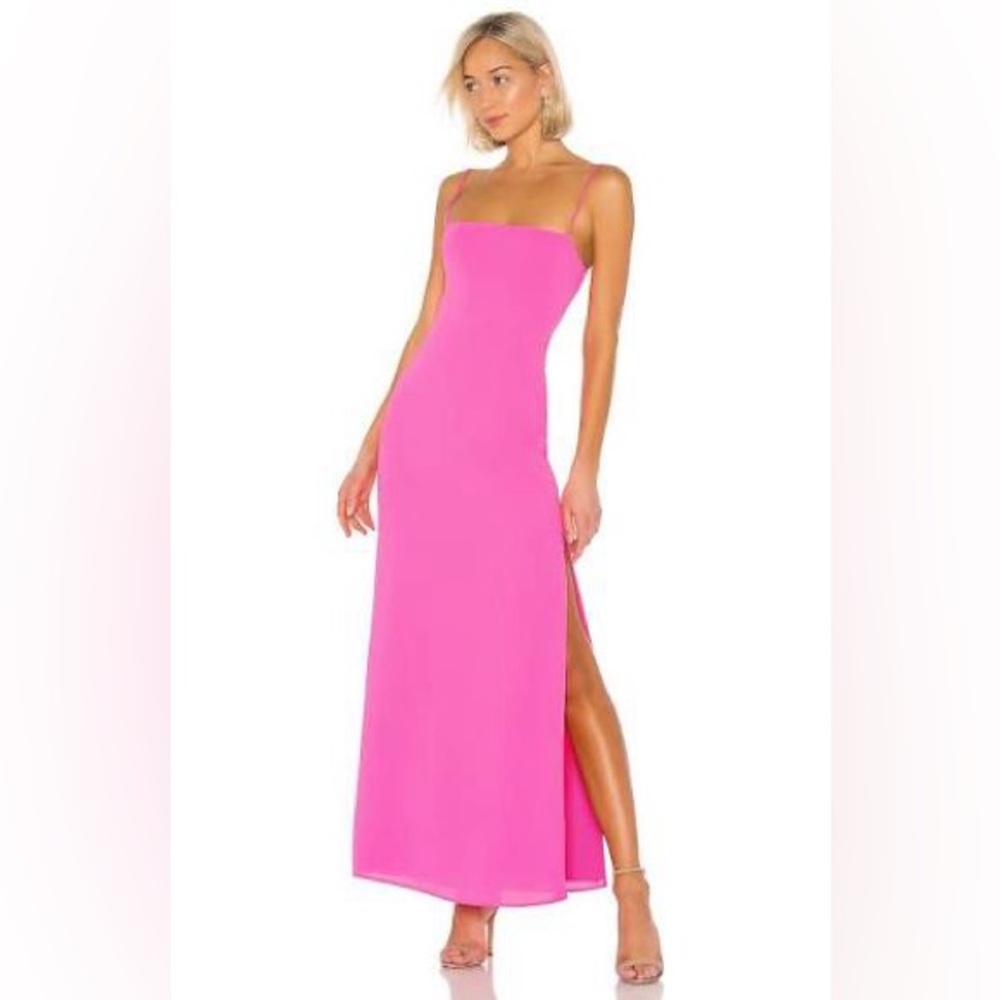 Superdown Addison Maxi Dress - Hot Pink